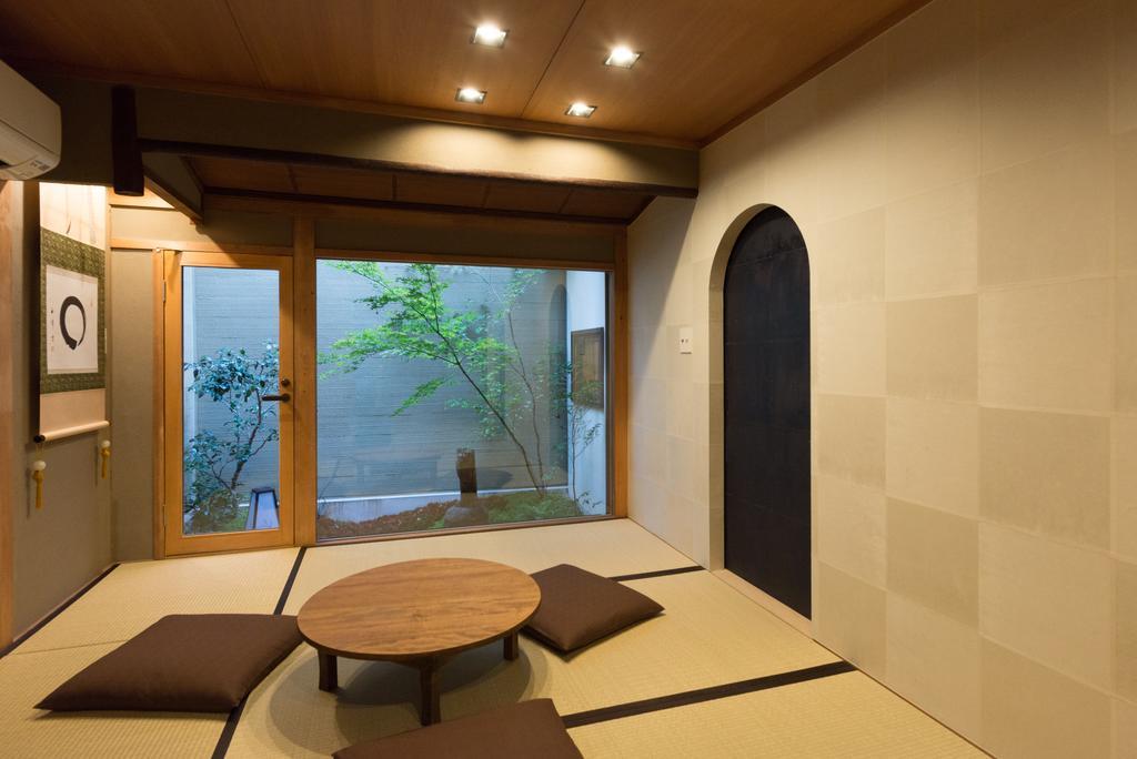 교토 Kakishibu An Machiya House 빌라 객실 사진